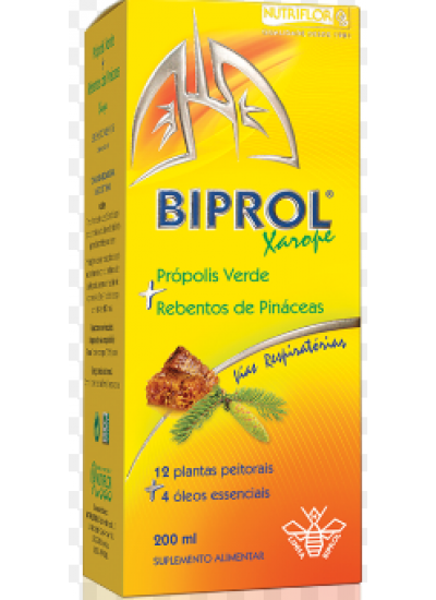 Biprol Xarope Propolis Verde + Rebentos de Pinaceas - 200ML-20% Desc. de 7 a 30 de Novembro
